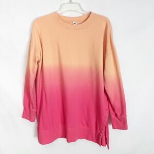 Old Navy Dip-Dye Pullover Sweatshirt Size M